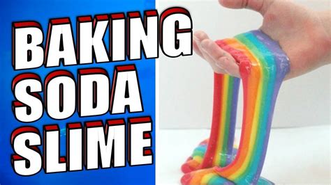 How To Make Baking Soda Slime Without Borax Or Liquid Starch Youtube