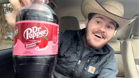 Dr Pepper Strawberries And Cream Soda Review Youtube