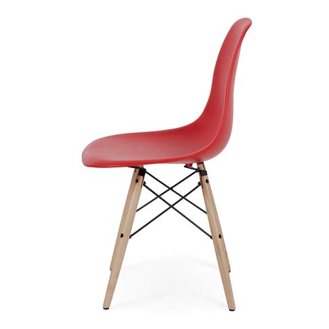 George nelson, edward wormley, eero saarinen, harry bertoia, charles eames and jens risom, featured on playboy magazine, july 1961 and republished by dwr). Eames Style DSW Wood Base Mid Century Modern Shell Dining Side Chair, Set of 2 | eBay