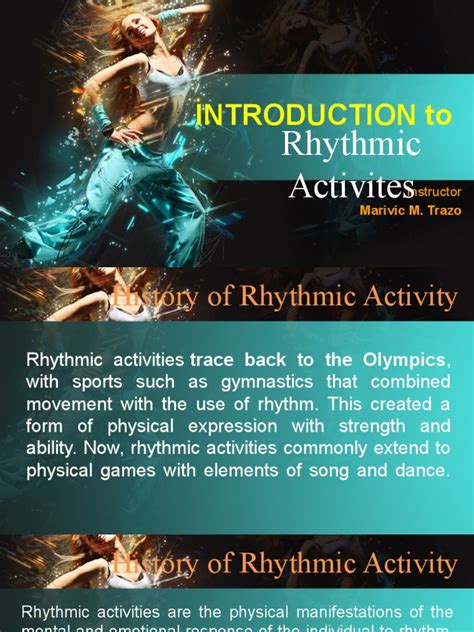 Pe 2 Intro To Rhythmic Pdf Rhythm Dances