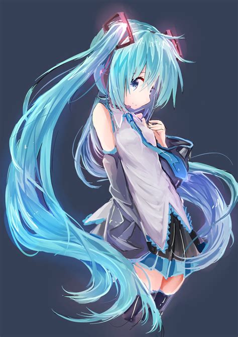 Hatsune Miku Vocaloid Drawn By Kuronekoshi Danbooru