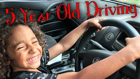 5 Year Old Driving Car Crash Youtube