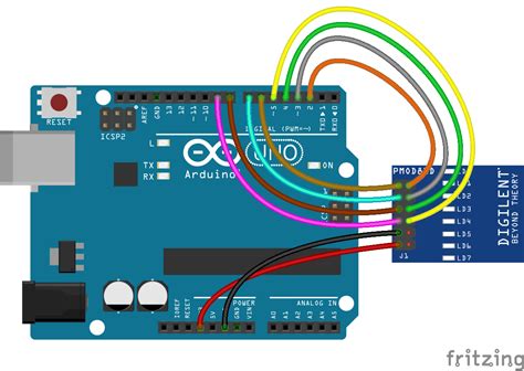 Using The Pmod 8ld With Arduino Uno Arduino Project Hub