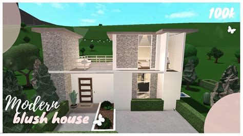 You have a kitchen, living room, bathroom, and bedroom that you can create for just 10k! ﾟ☆Modern Lowkey Blush House || Bloxburg House Build || Dqxiiy - YouTube