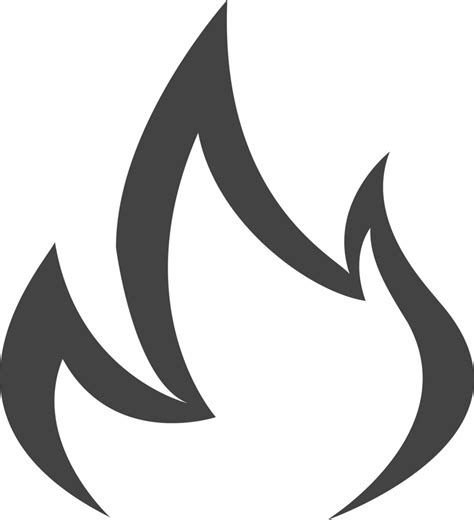 Fire Glyph Icon Royalty Free Stock Image Storyblocks