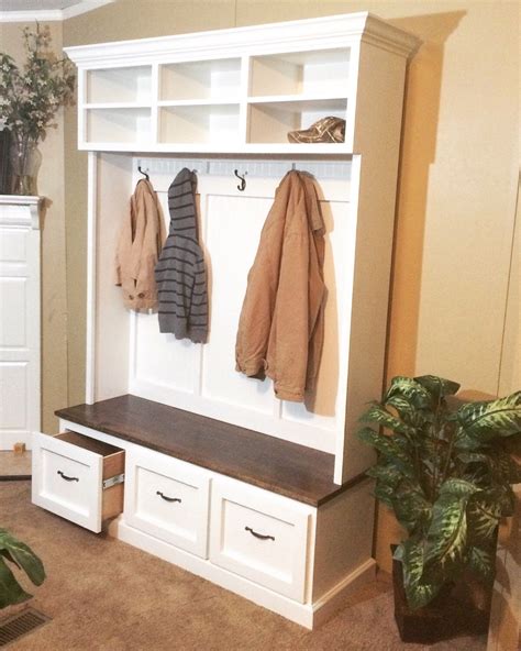 Entryway Storage Bench And Coat Rack ~ Wallpaper Robles