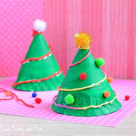 Kids Christmas Crafts Made From Paper Plates Obsigen