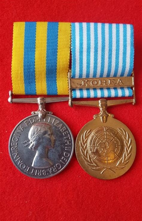 Korean War Medal Pair Rasc Medals And Memorabilia