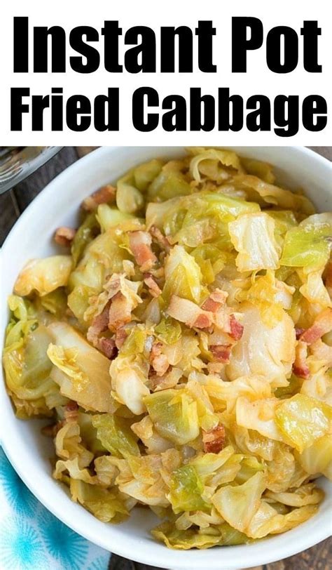 This easy hamburger soup recipe is very forgiving, and one of our favorite cheap instant pot recipes here on the typical mom good old meatball soup is a tweak on this one. Instant Pot Fried Cabbage in 2020 | Easy instant pot ...