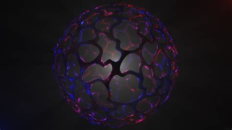 Sphere Render Blender 3d Abstract Digital Art Dark 1920x1080