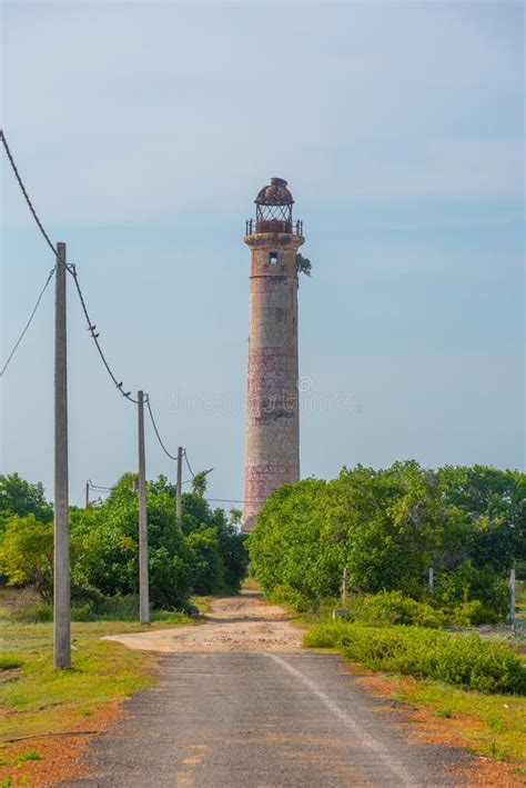 Lighthouse Karainagar At Sri Lanka Stock Image Image Of Vertical