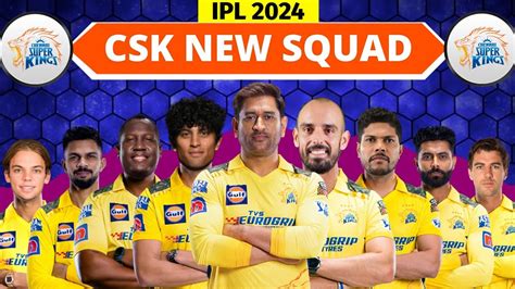 Ipl Chennai Super Kings Squad Csk New Players Csk