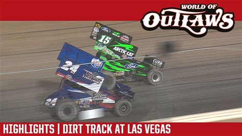 World Of Outlaws Craftsman Sprint Cars Dirt Track At Las Vegas March 10