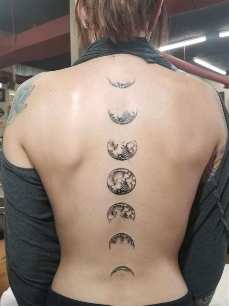 Phases Of The Moon Tattoo Small Design Talk