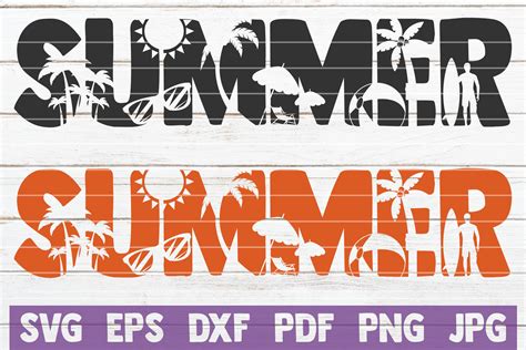 Summer SVG Bundle | SVG Cut Files By MintyMarshmallows | TheHungryJPEG