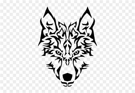 Tribal Wolf Logo Image For Hip Flask Engraving Snow Wolf Mod Logo