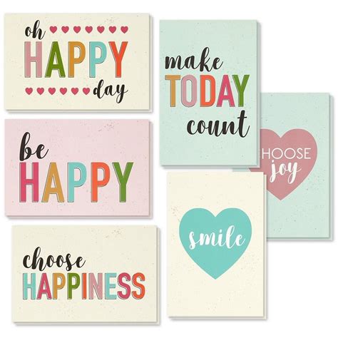 Encouragement Greeting Cards 36 Pack All Occasion Bulk Box Set
