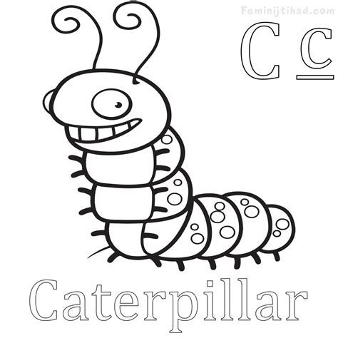 Caterpillar Coloring Page at GetColorings.com | Free printable