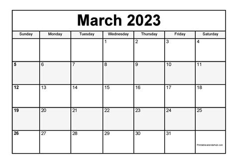 Free March 2024 Calendar Printable Pdf With Holidays