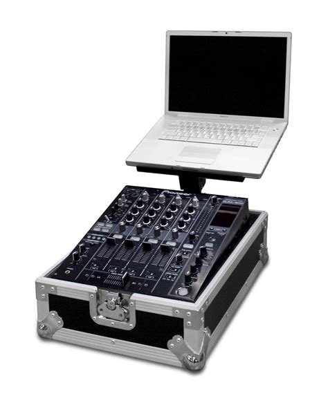 12″ Dj Mixer Case W Integrated Laptop Stand Road Ready Cases