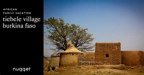 Wildlife And Decorative Mud Houses In Tiebele Burkina Faso