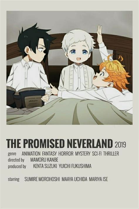 The Promised Neverland Minimalist Poster Anime Para Ver Poster Anime
