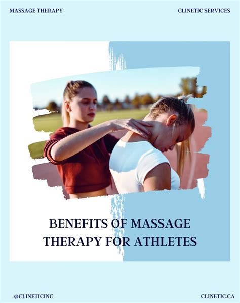 Benefits Of Massage Therapy For Athletes Clinetic
