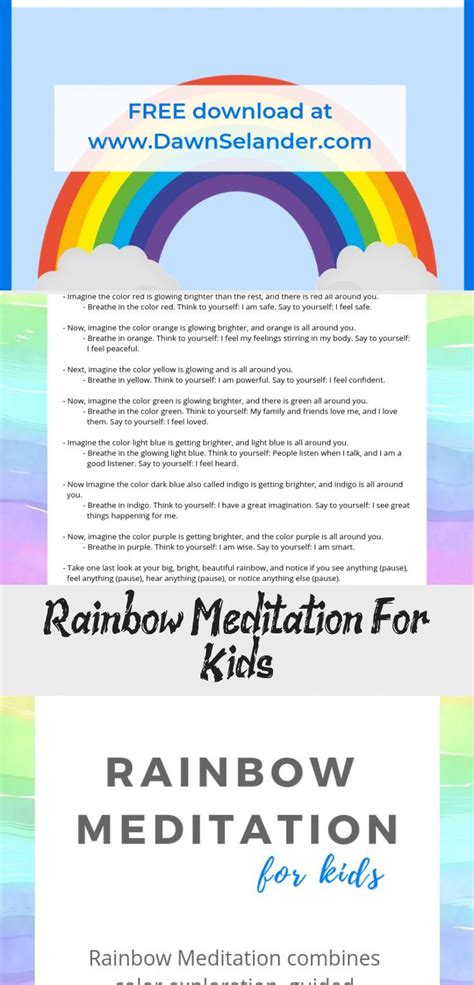 Use This Rainbow Meditation Script To Help Build Inner Strength And