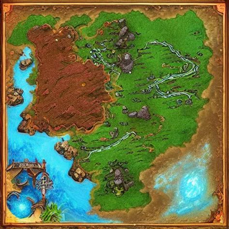 Azgaars Fantasy Map Generator Stable Diffusion Openart