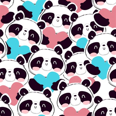 Cute Pandas Illustration — Stock Vector © Alsoush 123356432