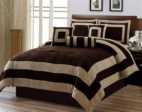 Beautiful ultra soft modern chic black grey pintuck leaf comforter set & pillows. Grand Linen Oversize Chocolate/Brown Comforter Set Micro Suede