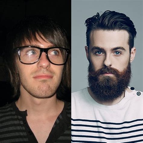 Men Around The World Show How They Look With And Without A Beard