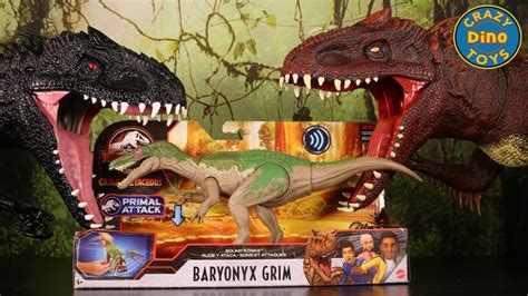 Jurassic World Camp Cretaceous Baryonyx Grim Unboxed Mattelvshasbro