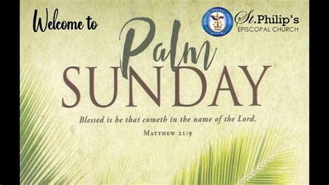 The Sunday Of Passion Palm Sunday 422023 Livestream Youtube