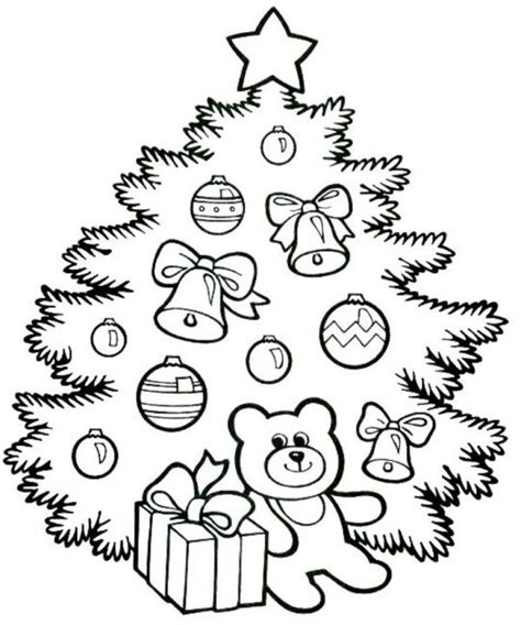 These simple yet fun christmas coloring pages for toddlers feature a total of 5 pages consisting of a this pack of coloring pages is a free printable! Cute Christmas Tree Coloring Pages at GetColorings.com ...