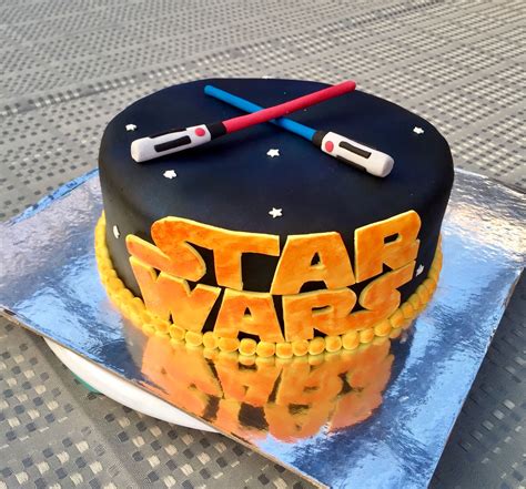 Star Wars Themed Cake I Made For My Sons 20th Birthday Themed Cakes Cake Cupcake Cakes