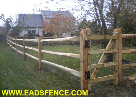 Ohio Fence Company Eads Fence Co Split Rail Gate Options Photo Gallery