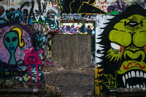 Abandoned Building In A Long Island Preserve Has Become A Graffiti Artists Paradise X
