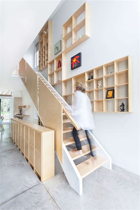 12 Inspiring Examples Of Staircases With Bookshelves
