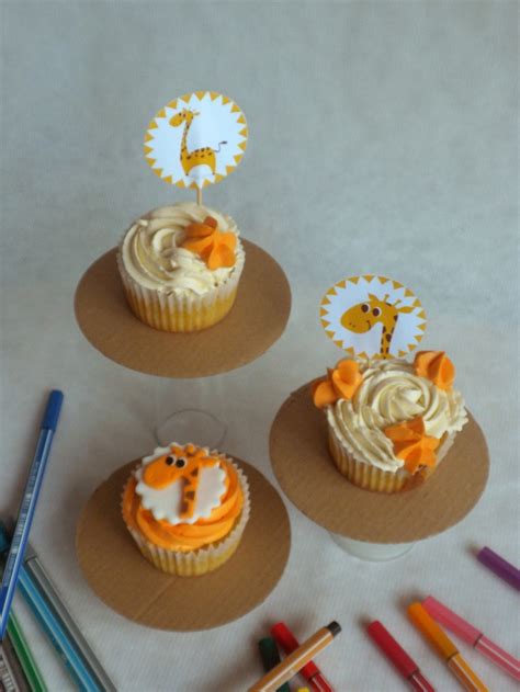 Giraffe Cupcakes Food Giraffe Cupcakes Desserts