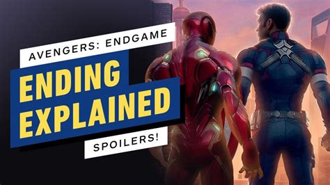 Avengers Endgame Ending Explained Spoilers Artistry In Games