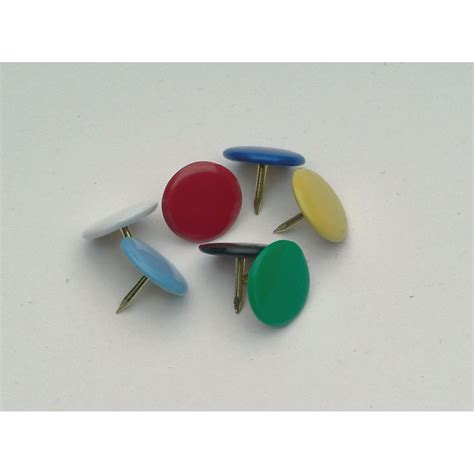 Q Connect Coloured Drawing Pins Pack Of 1200 Kf02020q