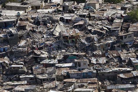 1 Damaged Buildings In Port Au Prince Haiti After 70 Earthquake