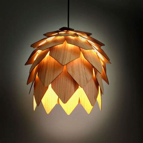Wood Lamp Wood Lamp Shadependant Light Ceiling Lamp Etsy