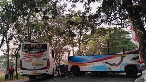 Kecelakaan Maut Bus Sugeng Rahayu Dan Eka Polda Data Sementara