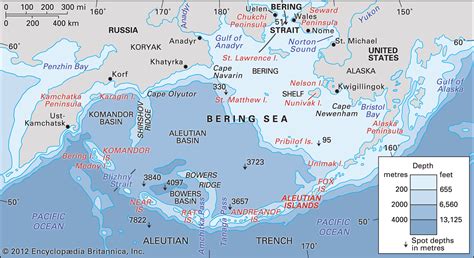 Mar De Bering La Guía De Geografía