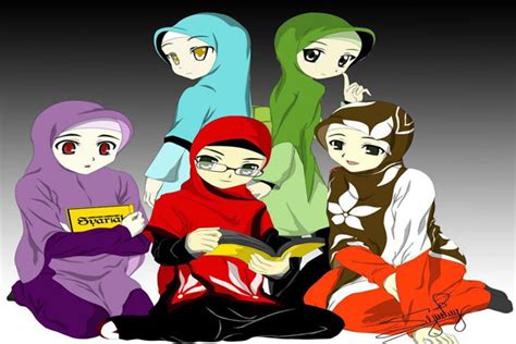 Download Gambar Kartun Muslimah 5 Sahabat - Gambar Kartun ...
