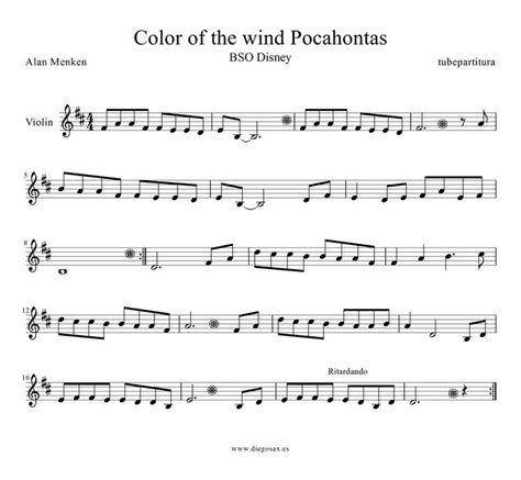 Jw pepper ® is your sheet music store for band, orchestra and choral music, piano sheet music, worship songs, songbooks and more. Colors of the Wind by Alan Menken Sheet Music for Violin. Pocahontas Violin Music Score BSO ...