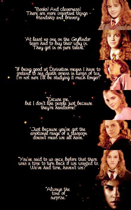Invisible to anyone else. all quotes my quotes add a quote. Hermione quotes ♡ | "Until the very end," ( Harry Potter stuff) | Pin…