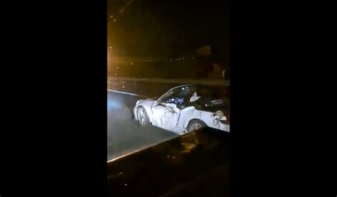Macabre Accident On A14 Motorway In Germany Porsche Driver Was